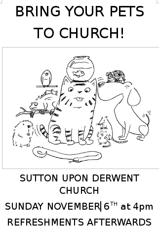 Bring your pet to church